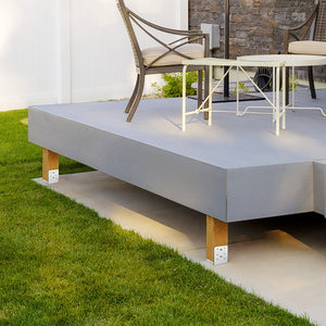 Stainless Steel Adjustable Post Base 152.4x152.4mm | 10 Pack Internal 150x139.7mm Anchor Brackets | For Deck, Porch, Pavilion, Handrail & Railing Support