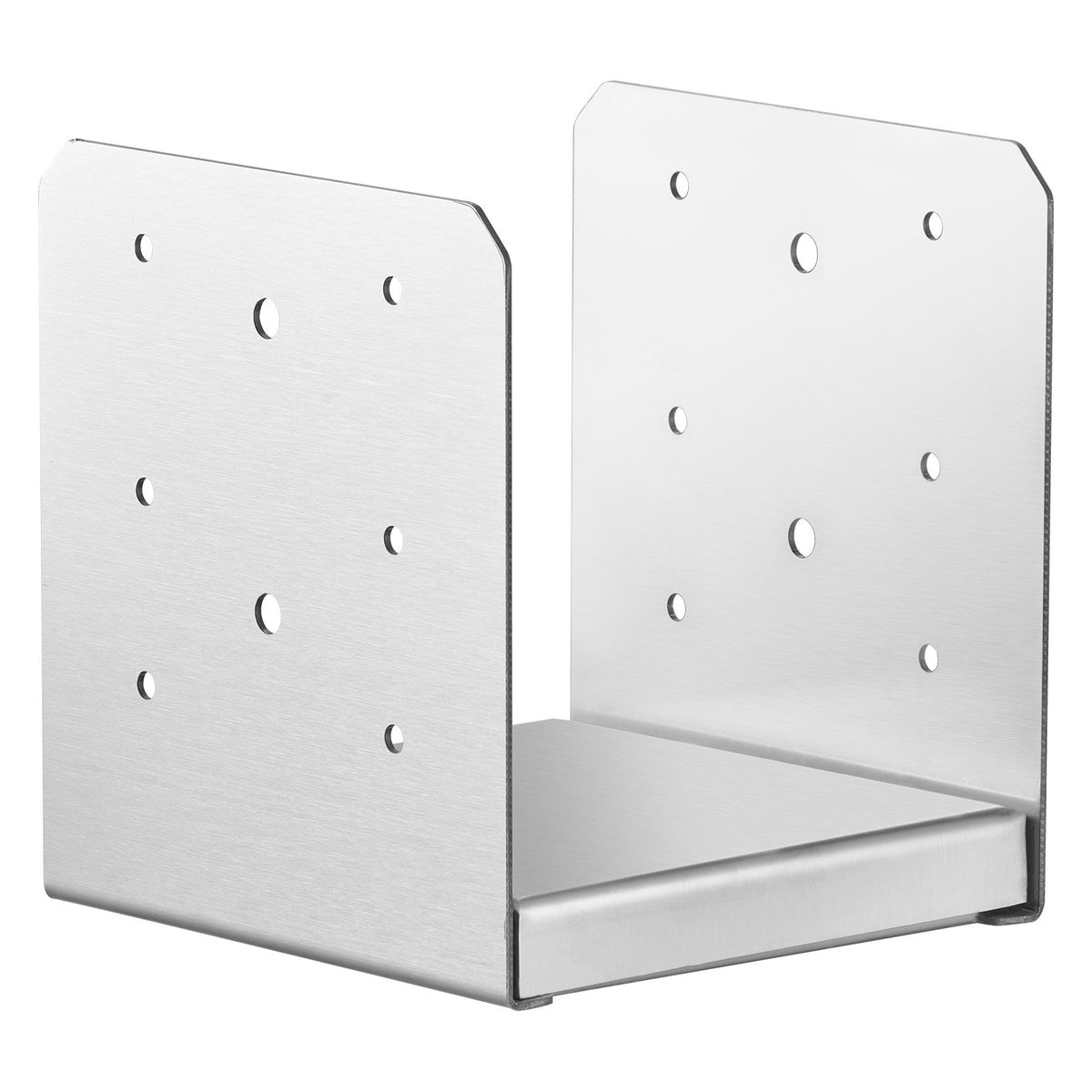 Stainless Steel Adjustable Post Base 152.4x152.4mm | 10 Pack Internal 150x139.7mm Anchor Brackets | For Deck, Porch, Pavilion, Handrail & Railing Support