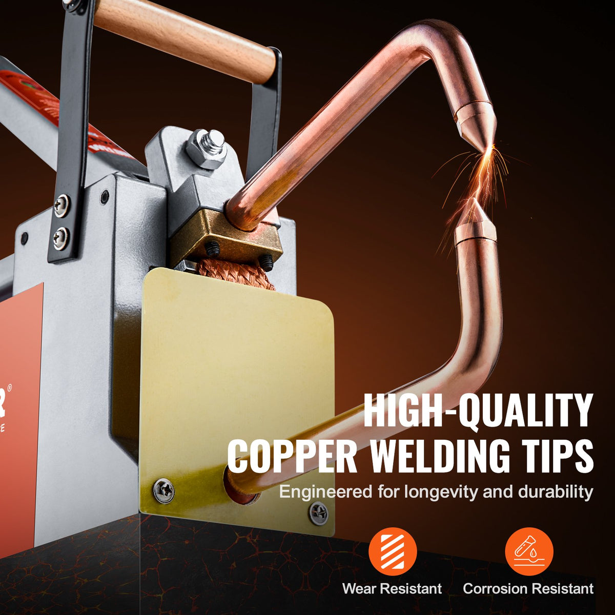 Portable Spot Welder | 1/8 Inch Thick Capacity | 8KVA Input Handheld Welding Gun for Carbon Steel & Aluminium Sheet