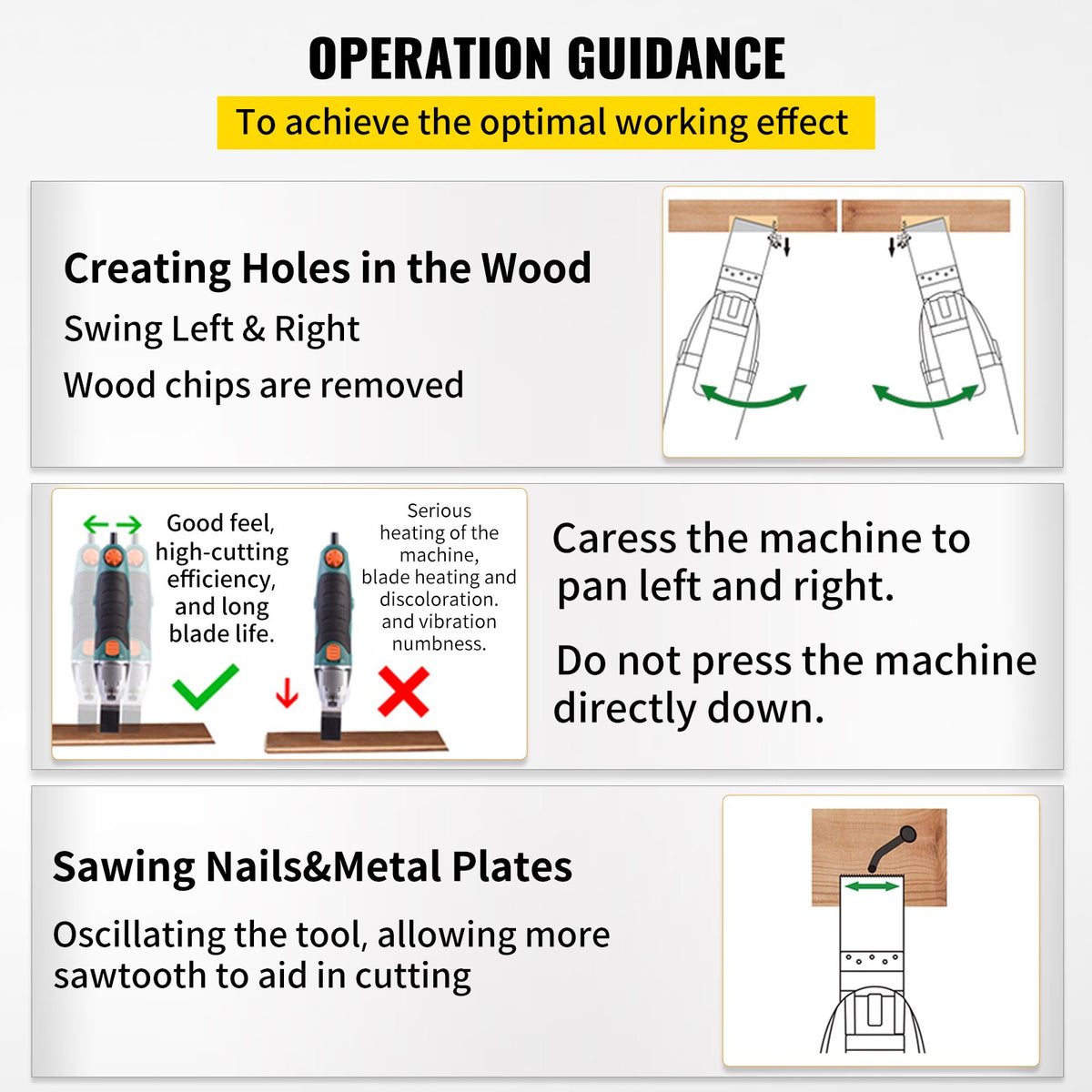Oscillating Saw Blades | 100-Piece Quick Release Multi-Tool Kit | For Wood, Plastic, Compatible with Dewalt, Bosch, Makita