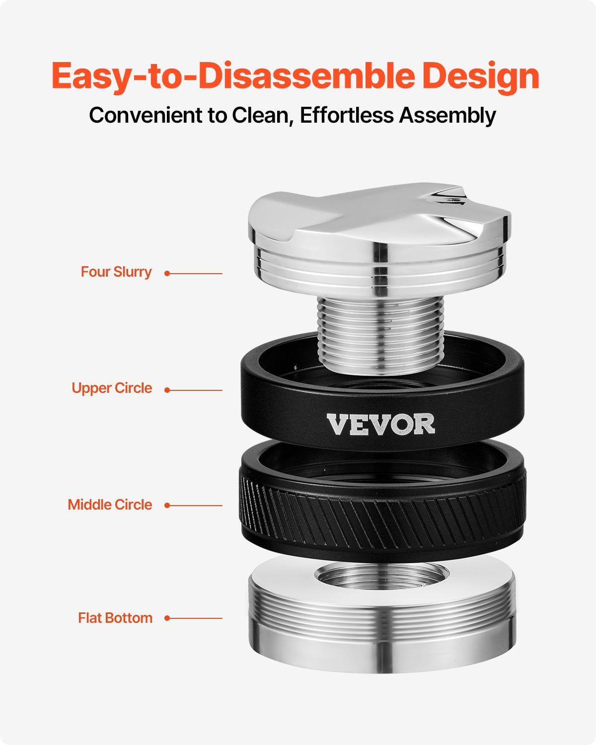 Coffee Distributor 53mm | Adjustable 2-in-1 Espresso Tool