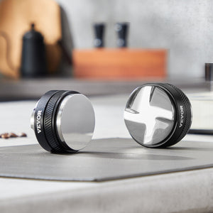 Coffee Distributor 53mm | Adjustable 2-in-1 Espresso Tool