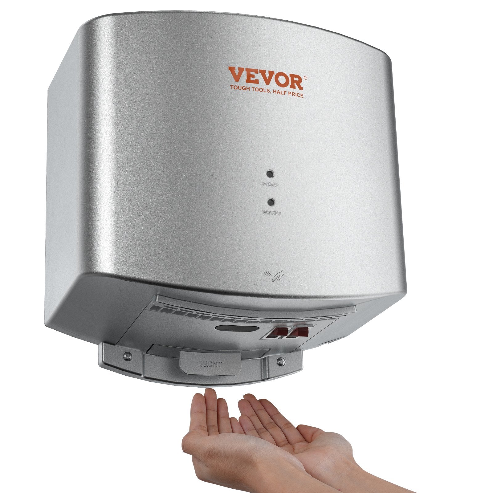 Commercial Hand Dryer 1400W | Automatic High-Speed Warm Air | Low Noise Design