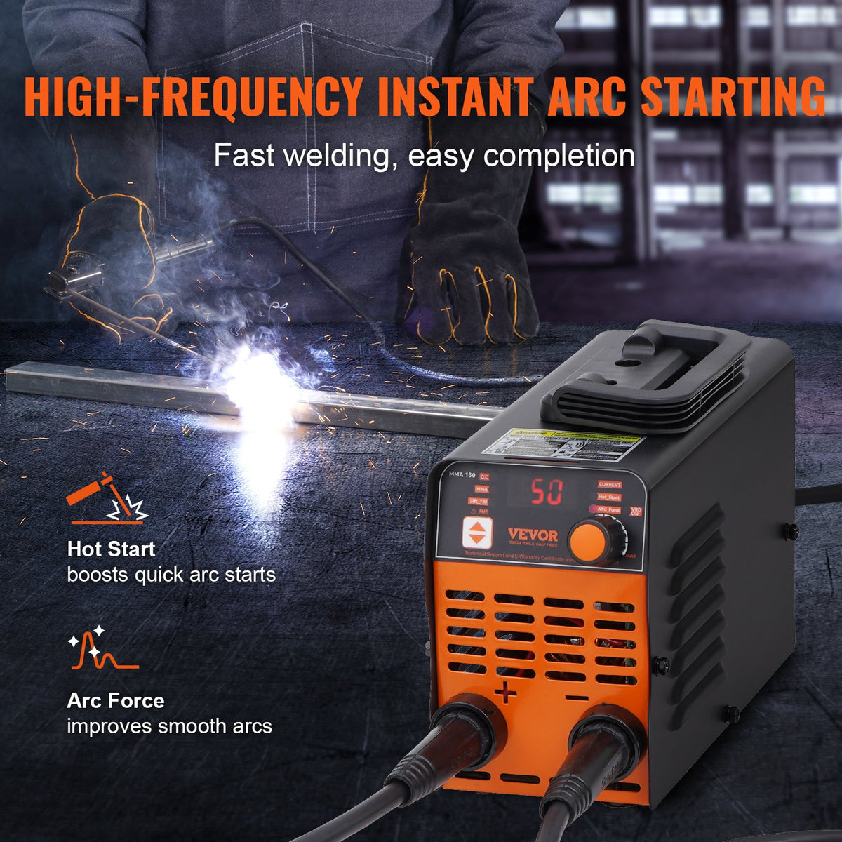 ARC Stick Welder | 220V 120A 2-in-1 Lift TIG Welding Machine