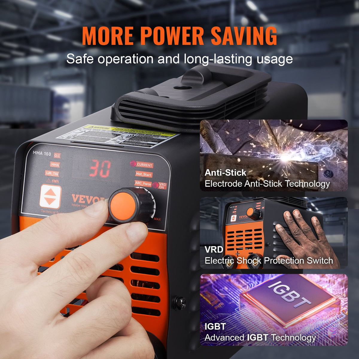 ARC Stick Welder | 220V 120A 2-in-1 Lift TIG Welding Machine