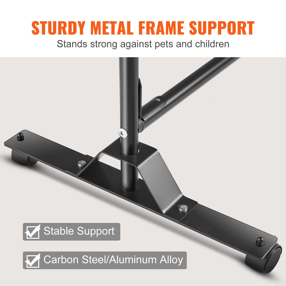 Portable Room Divider 8x10ft | Curtain Screen with Wheels | Black