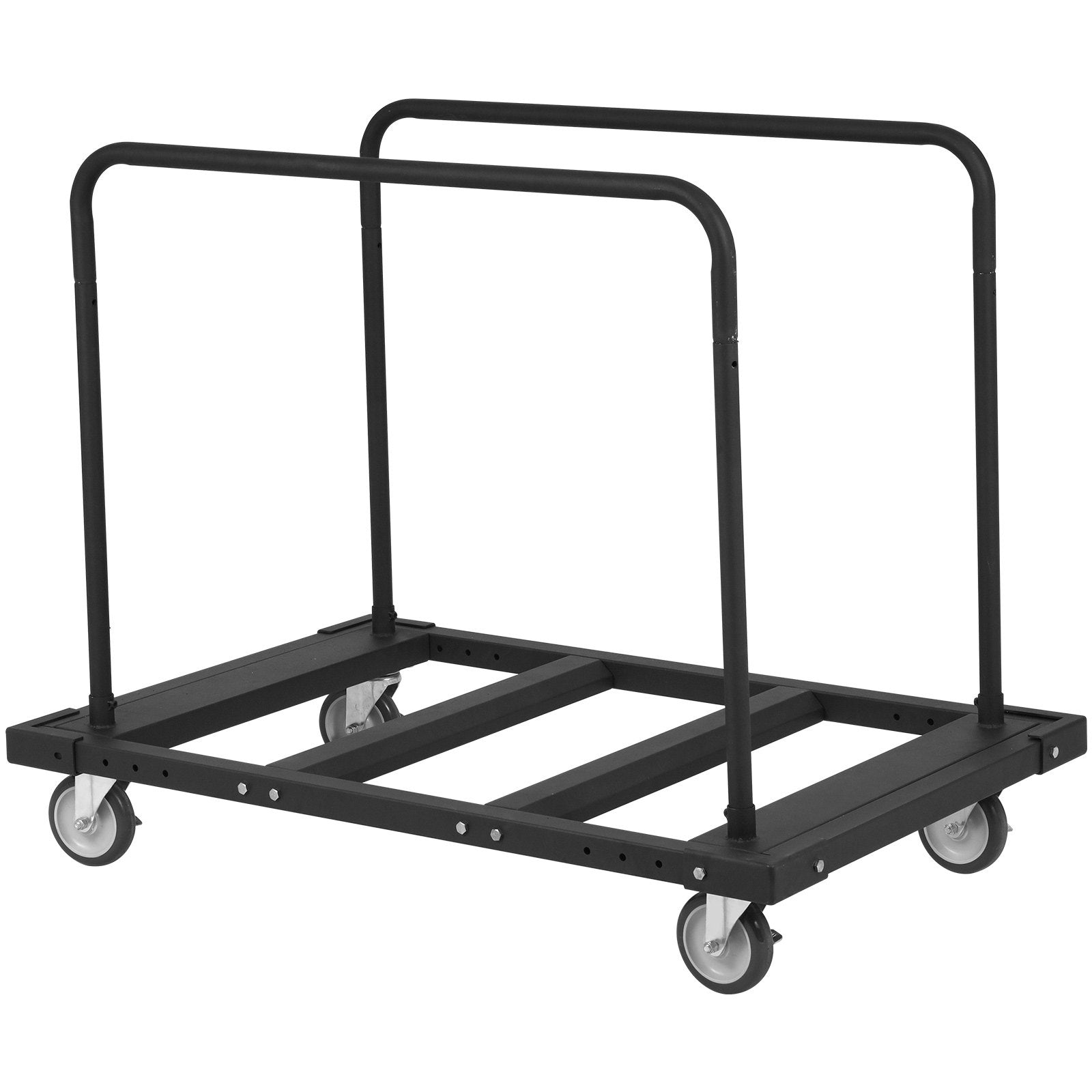 Drywall Cart 1800lbs Capacity | 45.28"x29.13" Deck | Heavy Duty Panel Dolly with 5" Swivel Wheels | For Sheetrock, Lumber & Wall Panel Handling