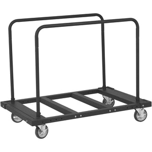 Drywall Cart 1800lbs Capacity | 45.28"x29.13" Deck | Heavy Duty Panel Dolly with 5" Swivel Wheels | For Sheetrock, Lumber & Wall Panel Handling