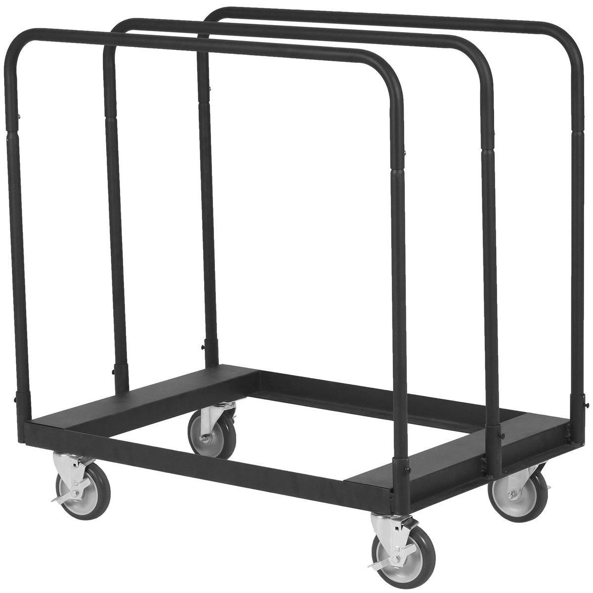 Drywall Cart 1500lbs Capacity | 36.02"x24.02" Deck | Heavy Duty Panel Dolly with 5" Swivel Wheels | For Sheetrock, Lumber & Panel Transport