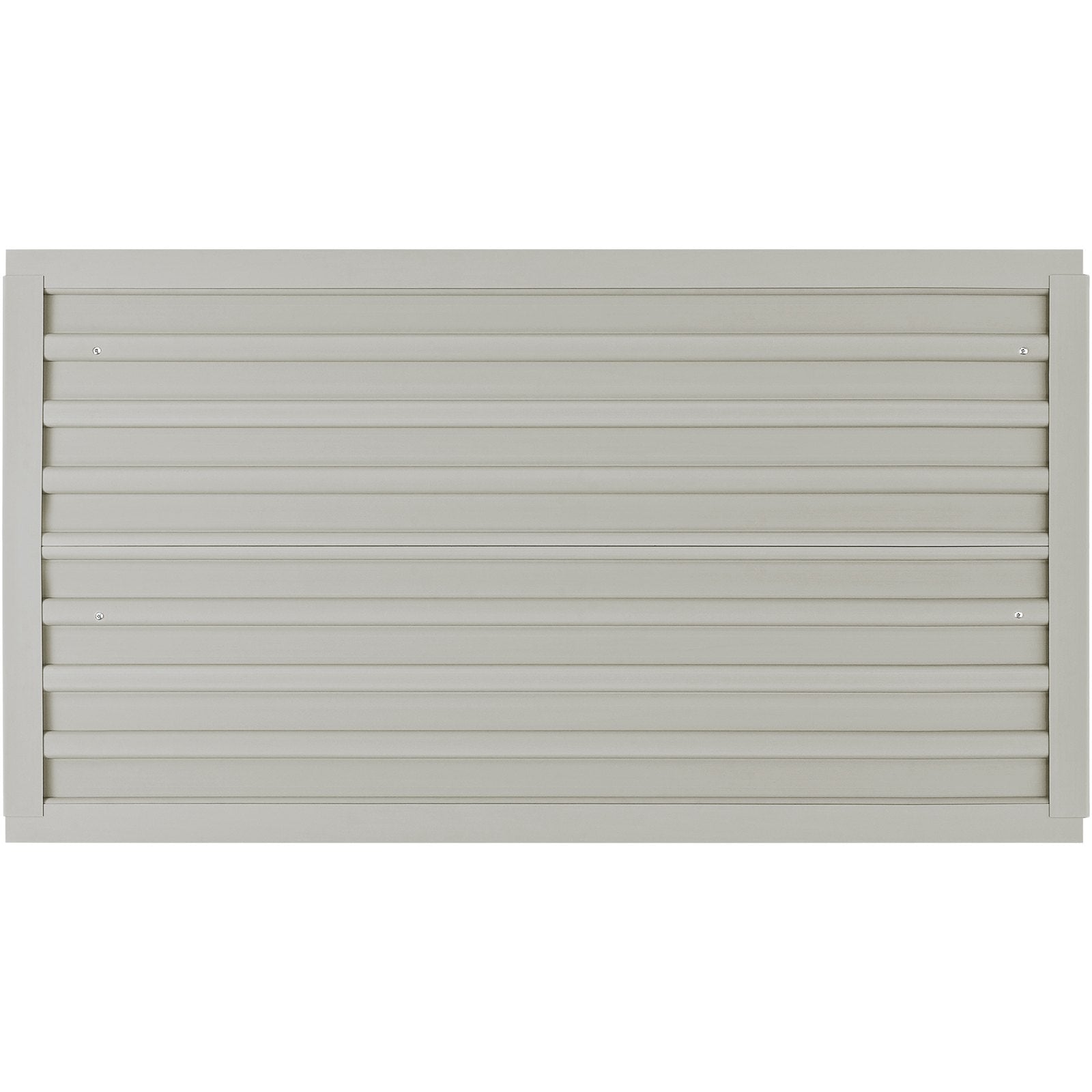 Slatwall Panels 121.9x30.48cm Gray | Set of 2 Heavy Duty Garage & Retail Display Panels