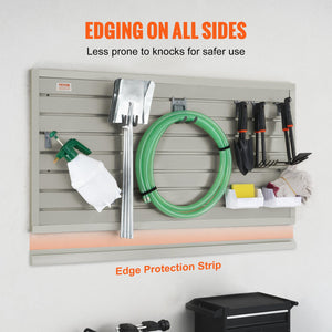 Slatwall Panels 121.9x30.48cm Gray | Set of 2 Heavy Duty Garage & Retail Display Panels