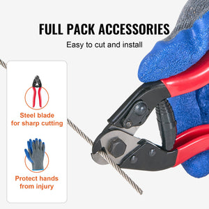 Stainless Steel Cable | T316 3.18mm 7x7 Wire Rope | 182.3m for Railing & Rigging
