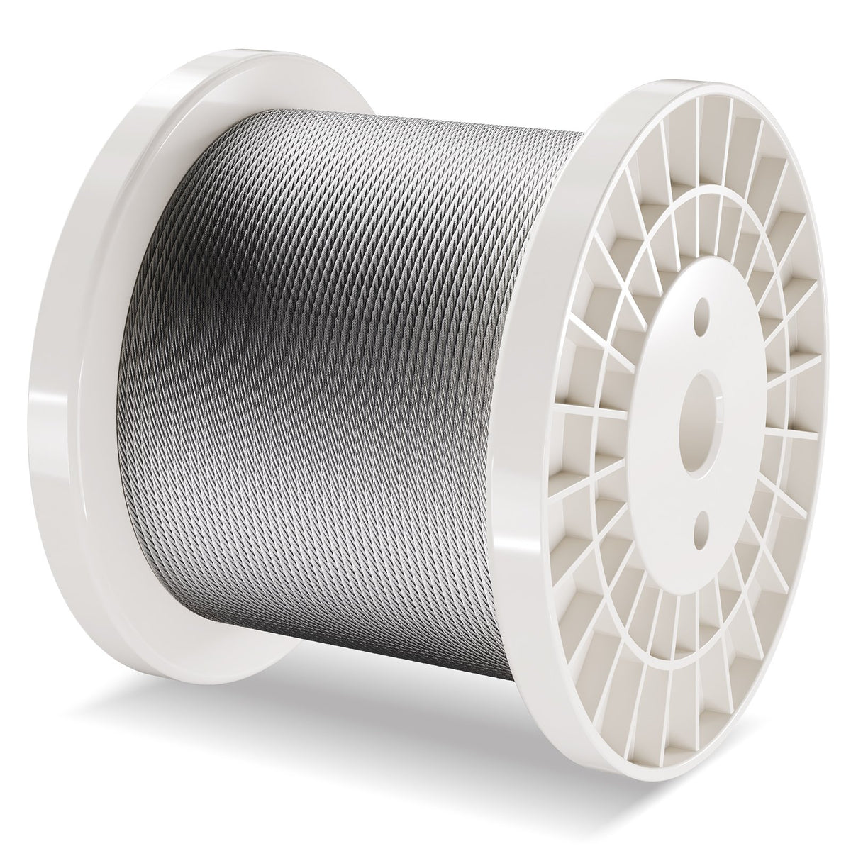 Stainless Steel Cable | T316 3.18mm 7x7 Wire Rope | 182.3m for Railing & Rigging