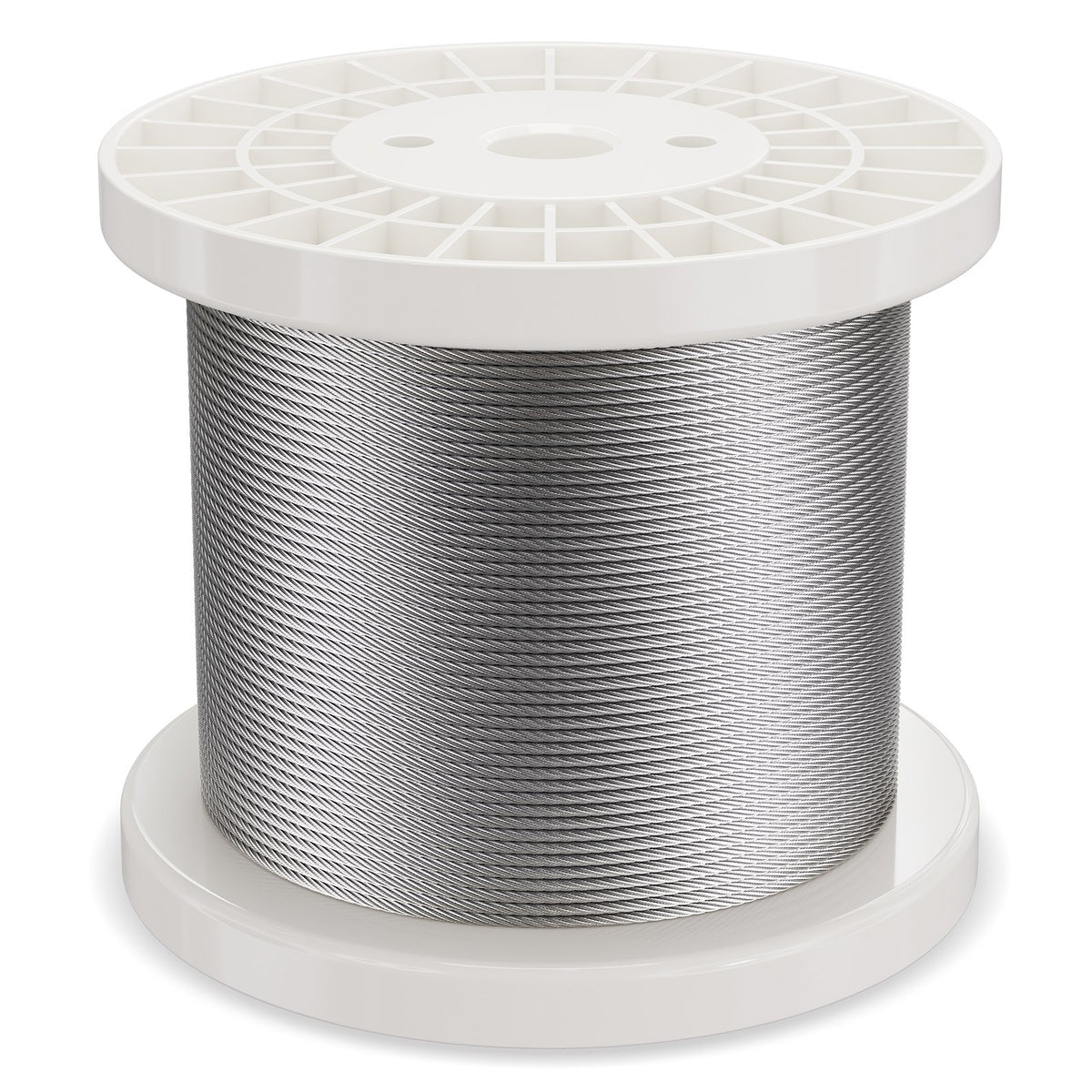 Stainless Steel Cable | T316 3.18mm 7x7 Wire Rope | 182.3m for Railing & Rigging