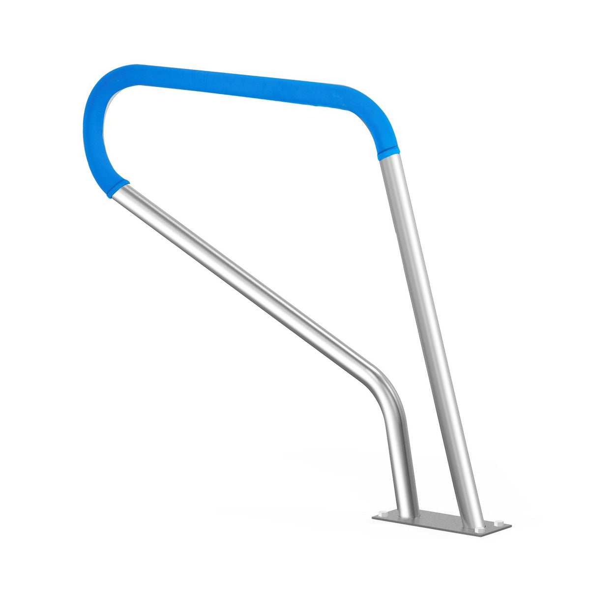 Pool Handrail | 39x32" Stainless Steel Spa Rail with Base Plate