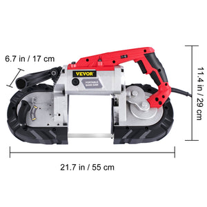 Portable Band Saw | 127mm Deep Cut Variable-Speed 220V Handheld