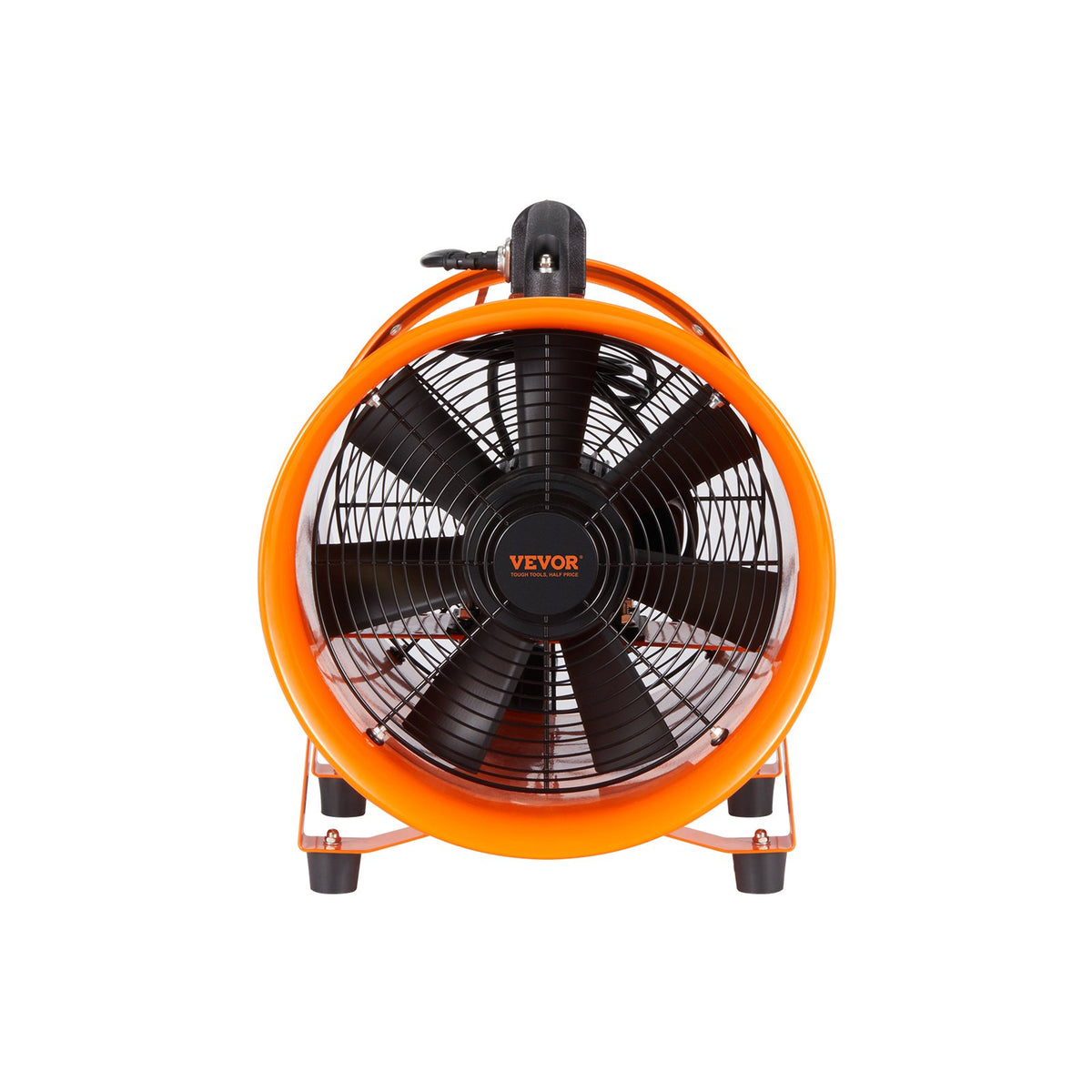 Portable Ventilator 10" | Heavy Duty Cylinder Fan with 5m Duct Hose | 1720CFM