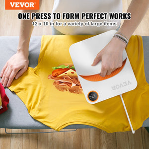 Easy Press Heat Press | 12x10" Portable DIY T-Shirt Press