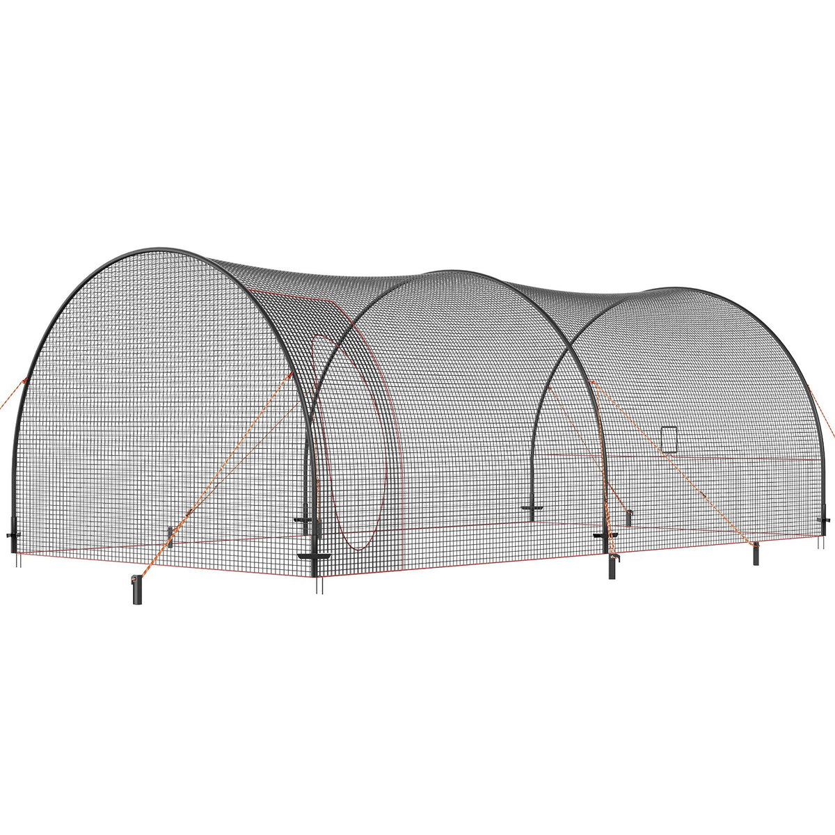 Baseball Batting Cage | 22x12x8ft Softball & Baseball Hitting Cage Net and Frame | Portable Practice Pitching Cage with Carry Bag | Heavy Duty Enclosed Netting | Backyard Training 670cm
