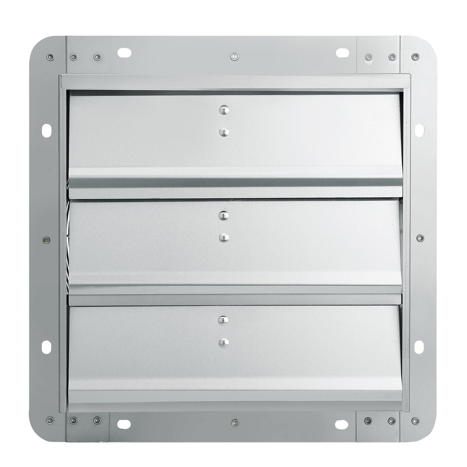 Shutter Exhaust Fan | 254mm 753 CFM Wall-Mount Ventilation Fan | Aluminum 1400 RPM AC Motor
