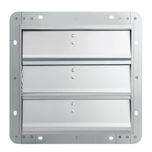 Shutter Exhaust Fan | 254mm 753 CFM Wall-Mount Ventilation Fan | Aluminum 1400 RPM AC Motor