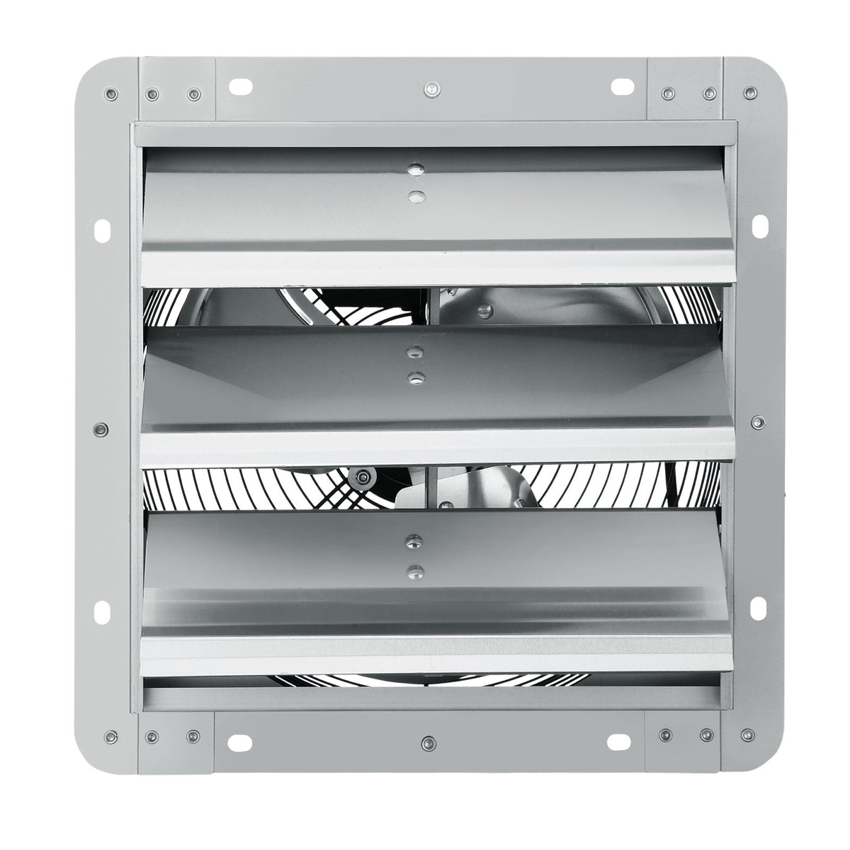 Shutter Exhaust Fan | 254mm 753 CFM Wall-Mount Ventilation Fan | Aluminum 1400 RPM AC Motor