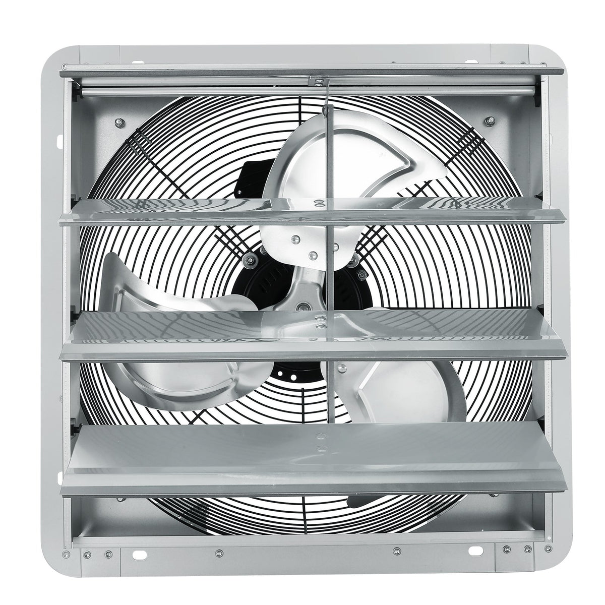 Shutter Exhaust Fan 406mm | 1400RPM 1506CFM Aluminum Wall-Mount Ventilator