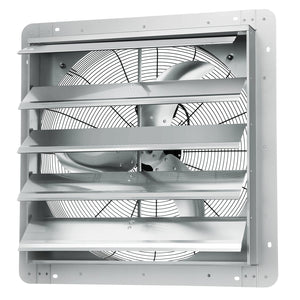 Shutter Exhaust Fan | 610mm 2892 CFM Wall-Mount Vent Fan | 1400 RPM Aluminum AC Motor