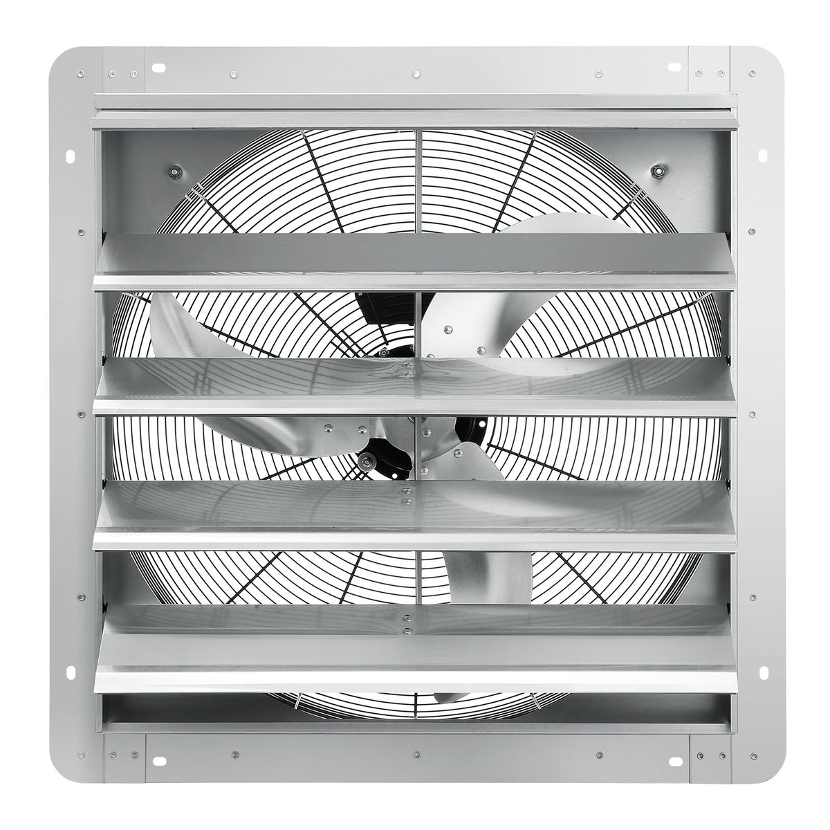 Shutter Exhaust Fan | 610mm 2892 CFM Wall-Mount Vent Fan | 1400 RPM Aluminum AC Motor