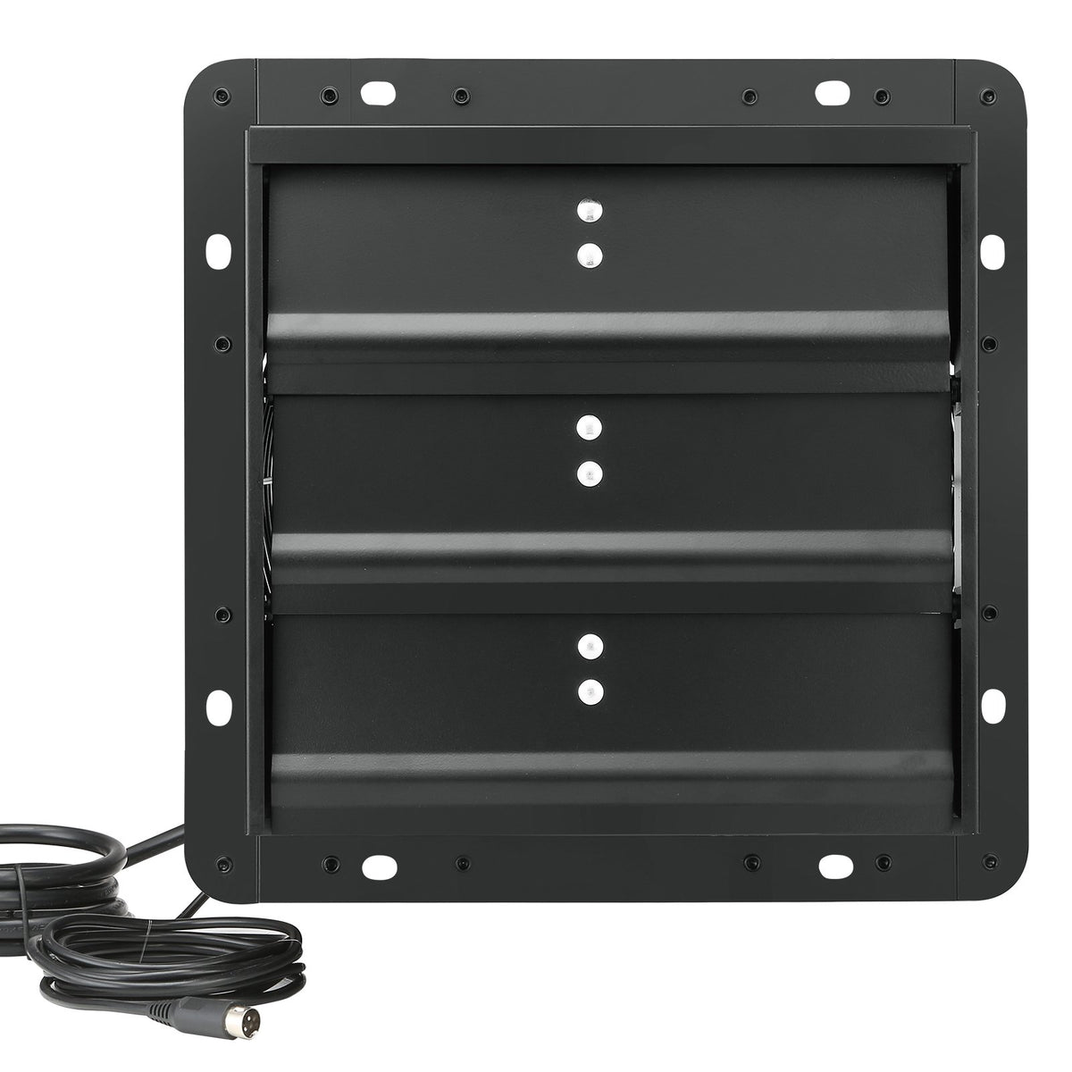 Shutter Exhaust Fan | 254mm EC-Motor Wall Vent Fan with Temp & Humidity Controller | 843 CFM Variable Speed for Greenhouse & Garage