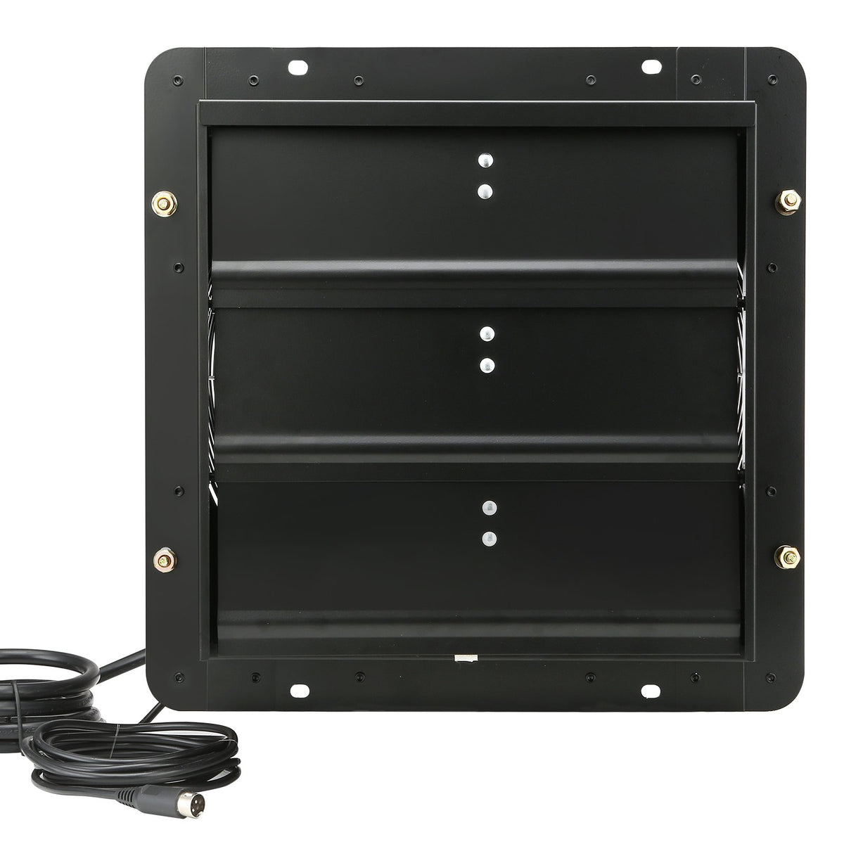 Shutter Exhaust Fan | 356mm EC-Motor Wall Vent Fan with Temp & Humidity Controller | 1024 CFM Variable Speed