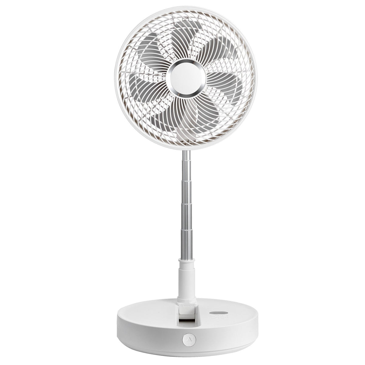 Foldable Oscillating Fan 12 Inch | 7200mAh Rechargeable Desk & Floor Fan | 4 Speeds | Remote Control & Quiet Operation