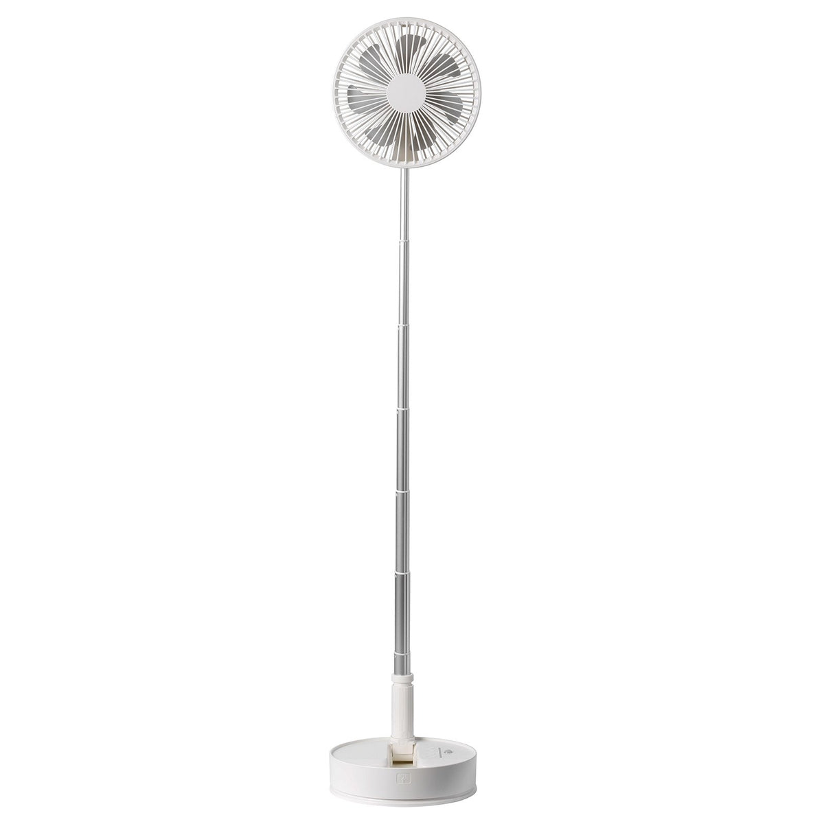 Foldable Oscillating Fan 8 Inch | Rechargeable 7200mAh Portable Desk & Floor Fan with Remote | 4 Speeds | Quiet Operation