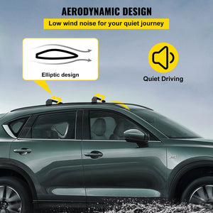 Roof Rack Cross Bars | Fits Mazda CX-5 2017–2021 | 4-Piece Rail Set