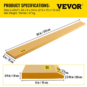 Bucket Cutting Edge 213x15x1.9cm | Weld-On & Bolt-On Loader Blade | 16Mn Carbon-Manganese Steel Skid Steer Edge for Excavators & Loaders