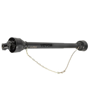 PTO Shaft | 1-3/8" x 6 Spline Ends Round End T4 | Adjustable 43"-61" Tractor Drive Shaft