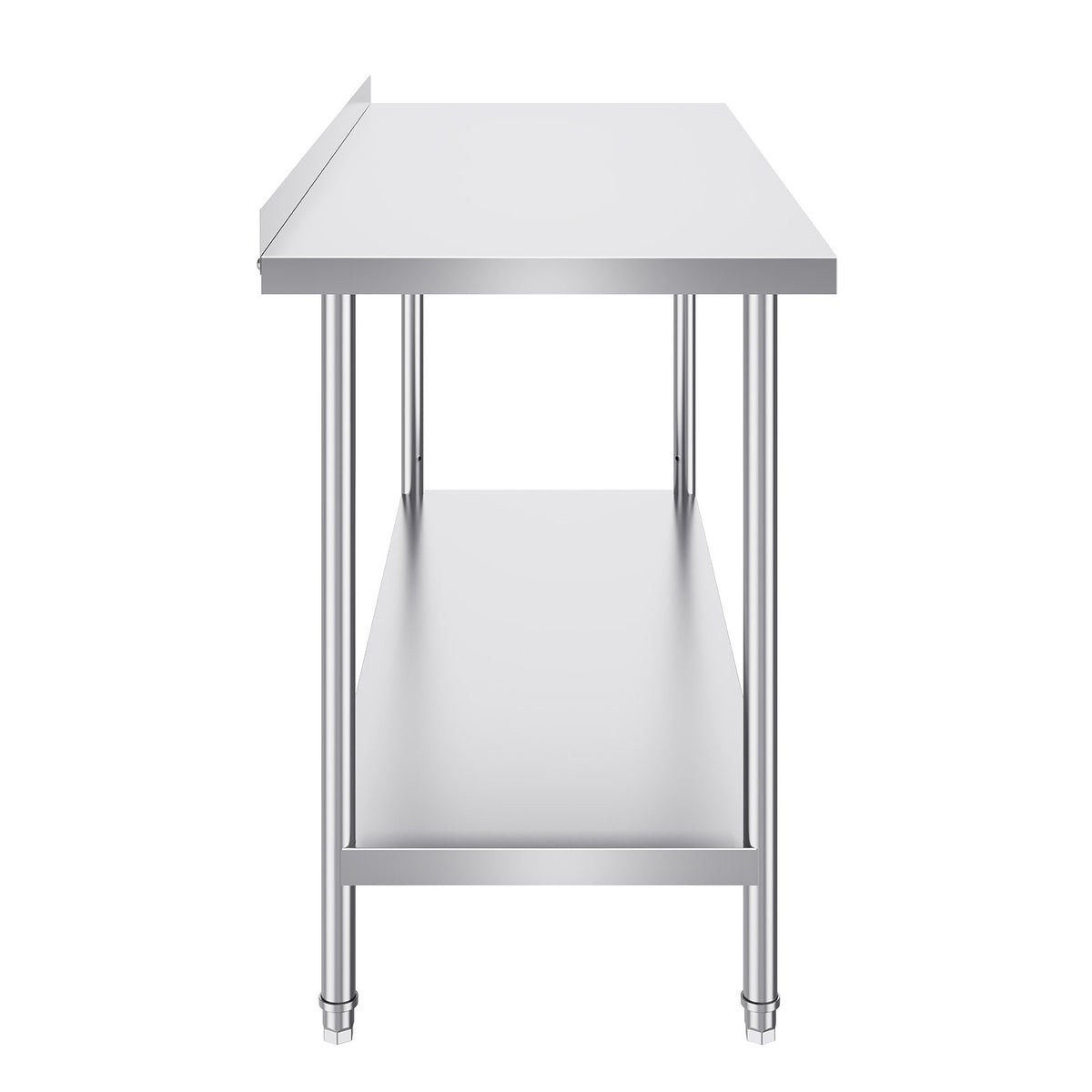 Stainless Steel Work Table 24x60x36 Inch | Commercial Food Prep Table | Heavy Duty Adjustable Height | For Restaurant, Home & Hotel Kitchens