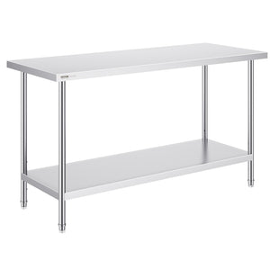 Stainless Steel Work Table | 24x60x34in Commercial Prep Station