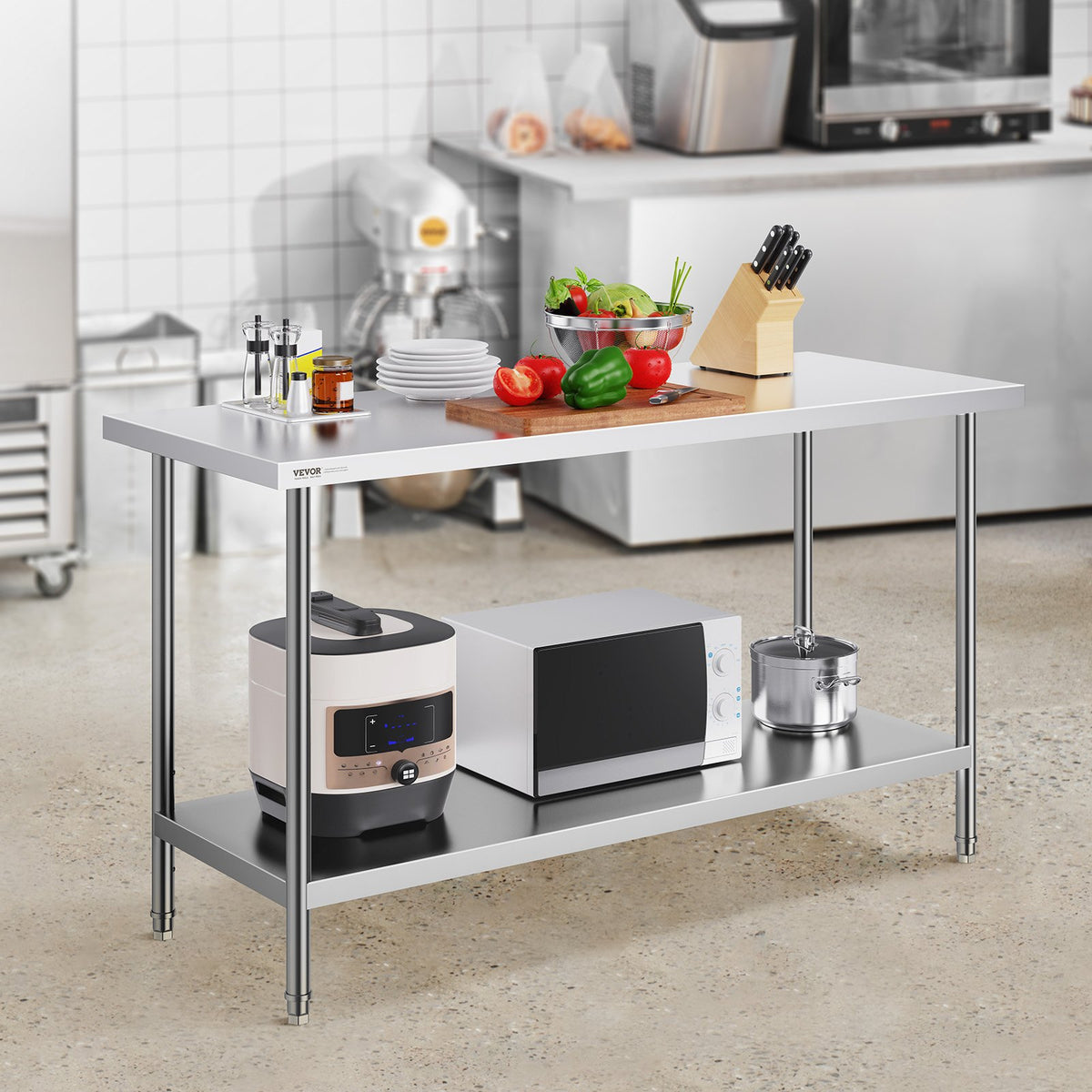 Stainless Steel Work Table | 24x60x34in Commercial Prep Station