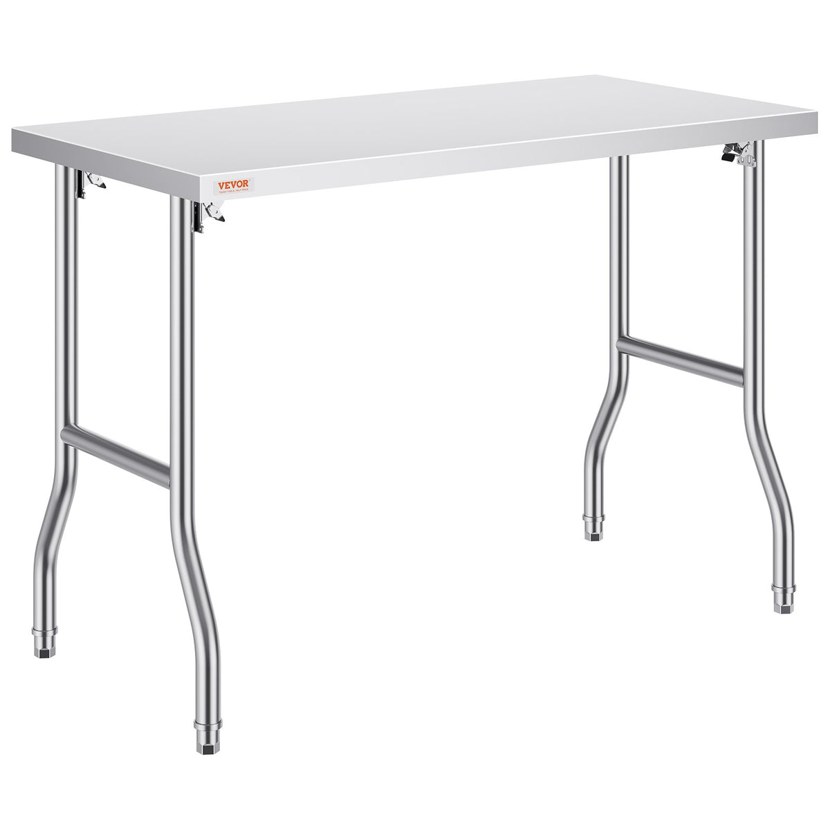 Stainless Steel Kitchen Bench | Folding Commercial Prep Table 1220x610mm