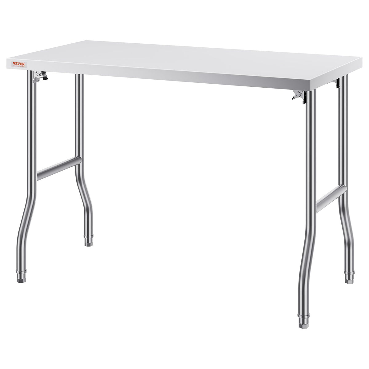 Stainless Steel Kitchen Bench | Folding Commercial Prep Table 1220x610mm
