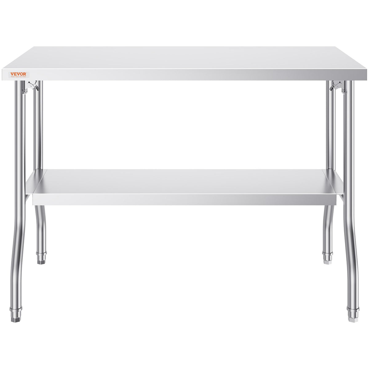 Folding Commercial Worktable | 1220x610mm Prep Station | Stainless Steel