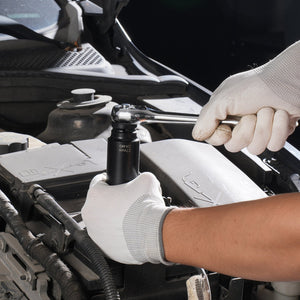 Impact Socket Set | 130-Piece 6-Point 3/8" & 1/2" Drive with Ratchet & Tool Case