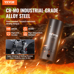 Impact Socket Set | 59-Piece 3/8" & 1/2" Drive with Ratchet