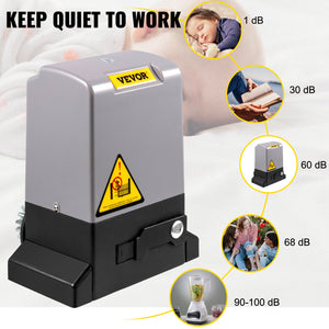 Sliding Gate Opener | 1800kg Automatic Motor with Remotes & App