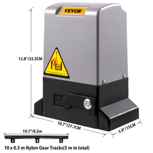 Sliding Gate Opener | 1800kg Automatic Motor with Remotes & App
