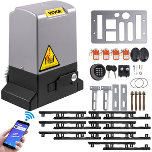 Sliding Gate Opener | 1800KG Automatic with 4 Remotes & APP Control