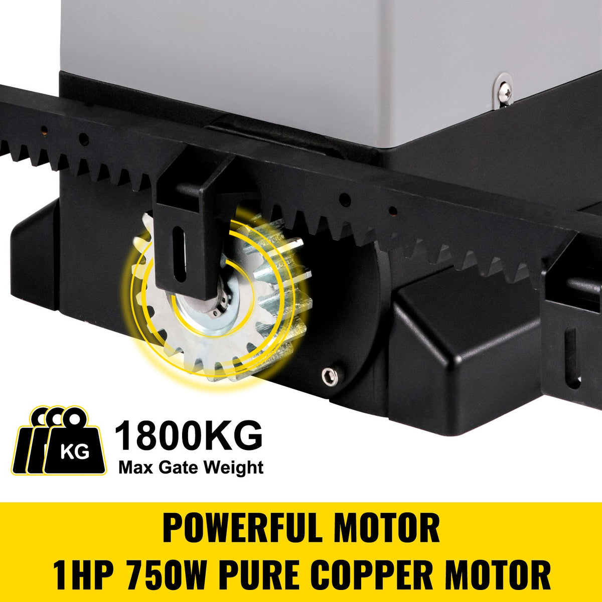 Sliding Gate Opener | 1800KG Automatic with 4 Remotes & APP Control