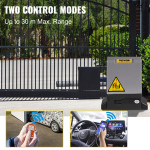 Sliding Gate Opener | 1800KG Automatic with 4 Remotes & APP Control