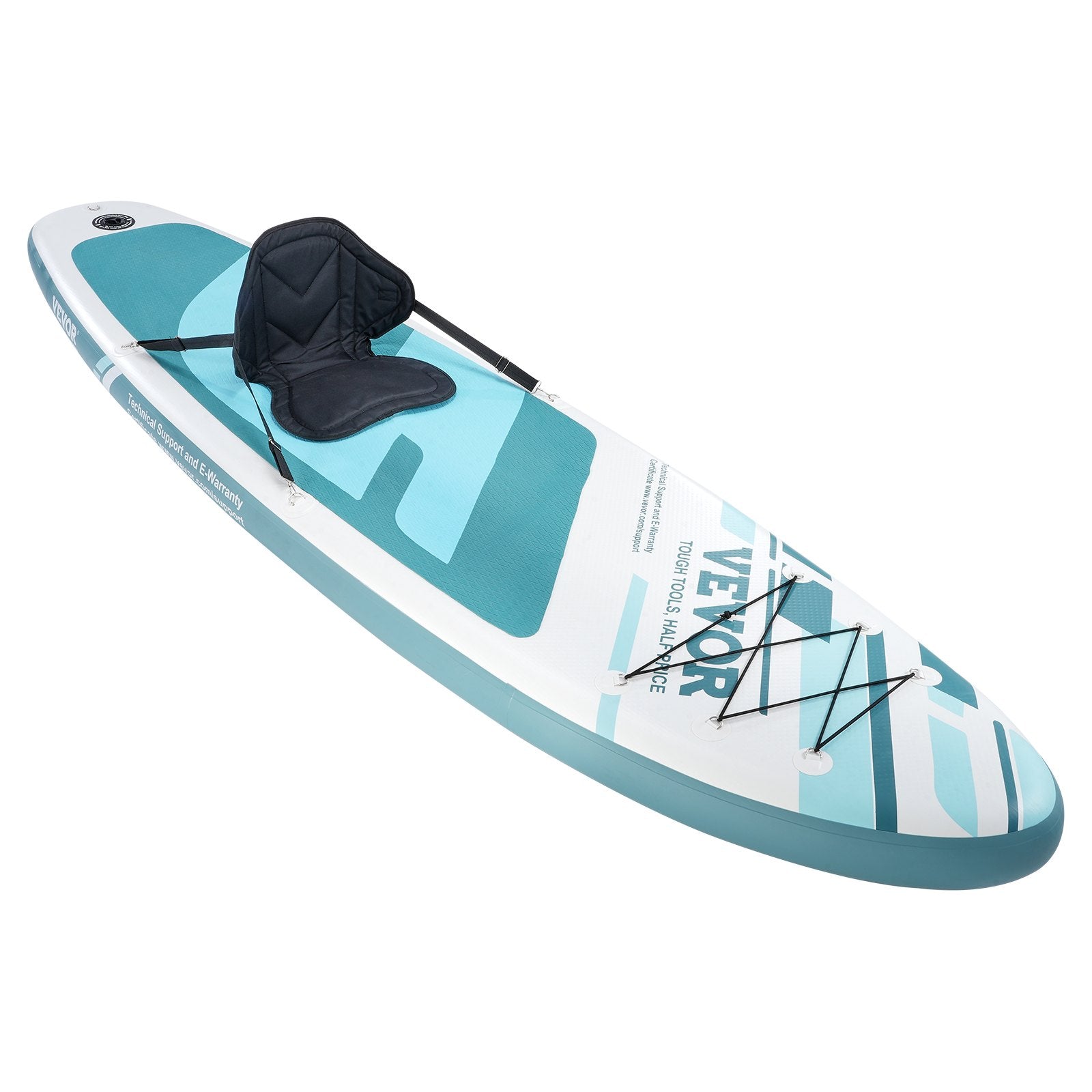 Inflatable SUP Paddle Board | 152mm with Removable Kayak Seat, Pump, Paddle & Accessories | Youth & Adult Use